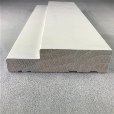 Cadres de porte en bois enduit de gesso blanc de grande ligue pour portes