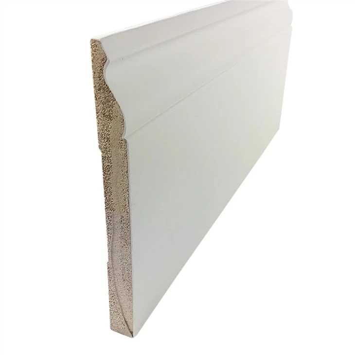 Baseboard Wood Pine Molding White Primed Moulding