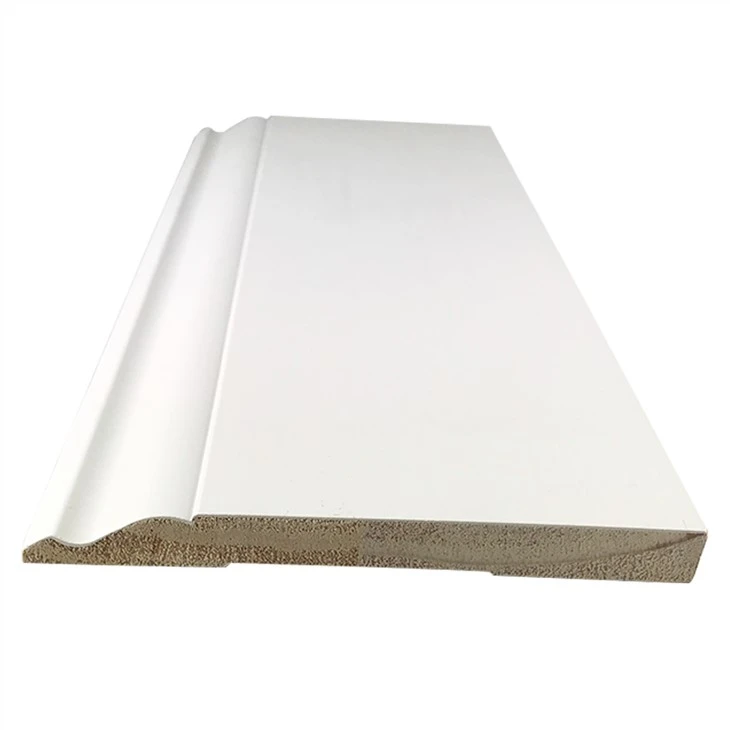 Interior Wood Wall Baseboard Primer Panel Moulding