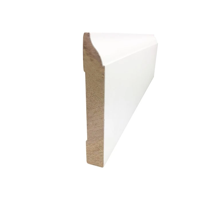 Interior Wood Wall Baseboard Primer Panel Moulding
