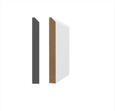 Plinthe en MDF apprêté blanc